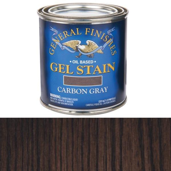 Gel Stain - Oil Based - Color:Carbon Gray - Size:8-oz
